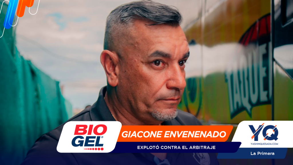 José Giacone explotó: «No quiero pensar que haya mano negra»