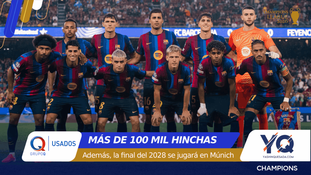 Camp Nou de Barcelona será la sede de la final de Champions en 2029