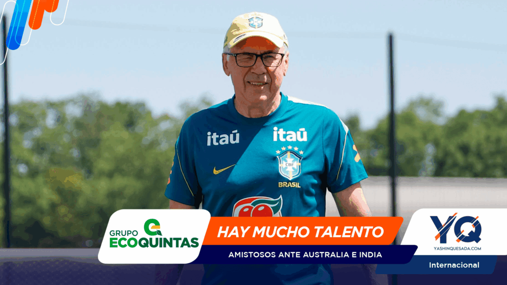 Amistosos de Brasil serán «una muy buena oportunidad» para los jóvenes, dice Ancelotti
