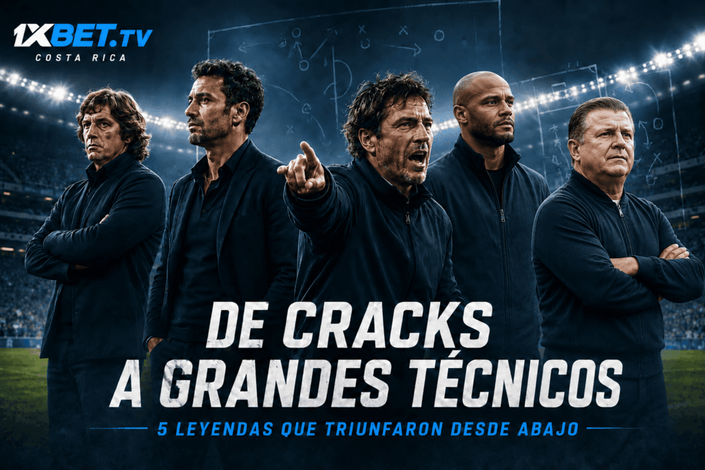 Los 5 futbolistas profesionales que se convirtieron en grandes entrenadores