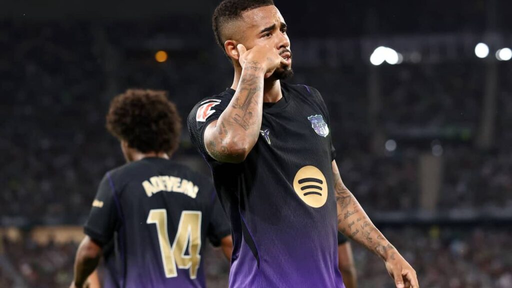 Gabriel Jesus arranca con fuerza en Barcelona: cinco contribuciones directas de gol en sus primeros siete partidos